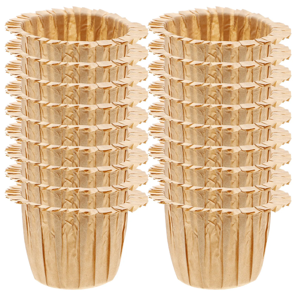 30-Pack Golden Cupcake Liners – Elegant Paper Baking Cups Cupcake Liners SWANS