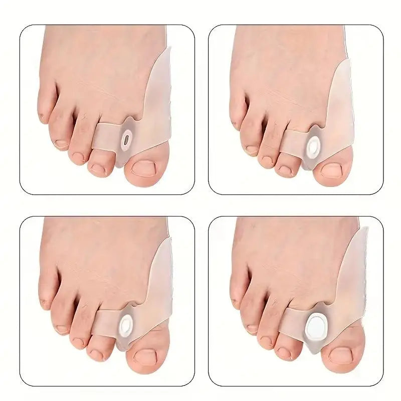 Ultra-Soft Silicone Toe Separators 1 Pair – Foot Care Tool Silicone Toe Separators SWANS