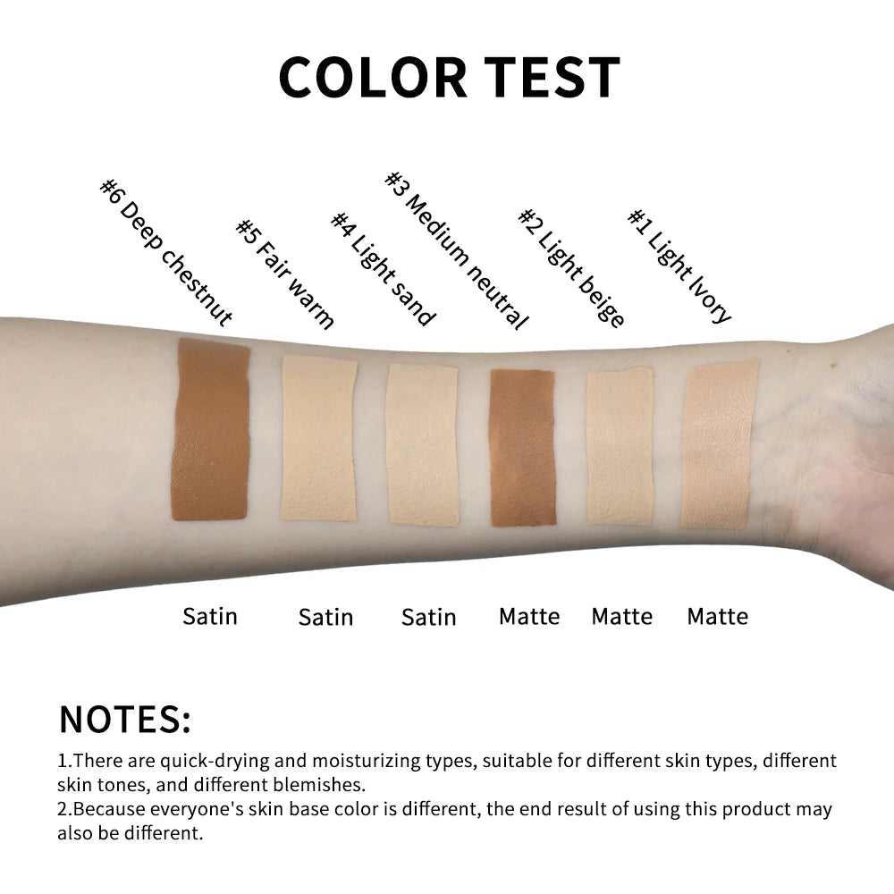 Lakerain Hydrating Radiant Concealer – High Coverage Liquid Liquid Concealer SWANS