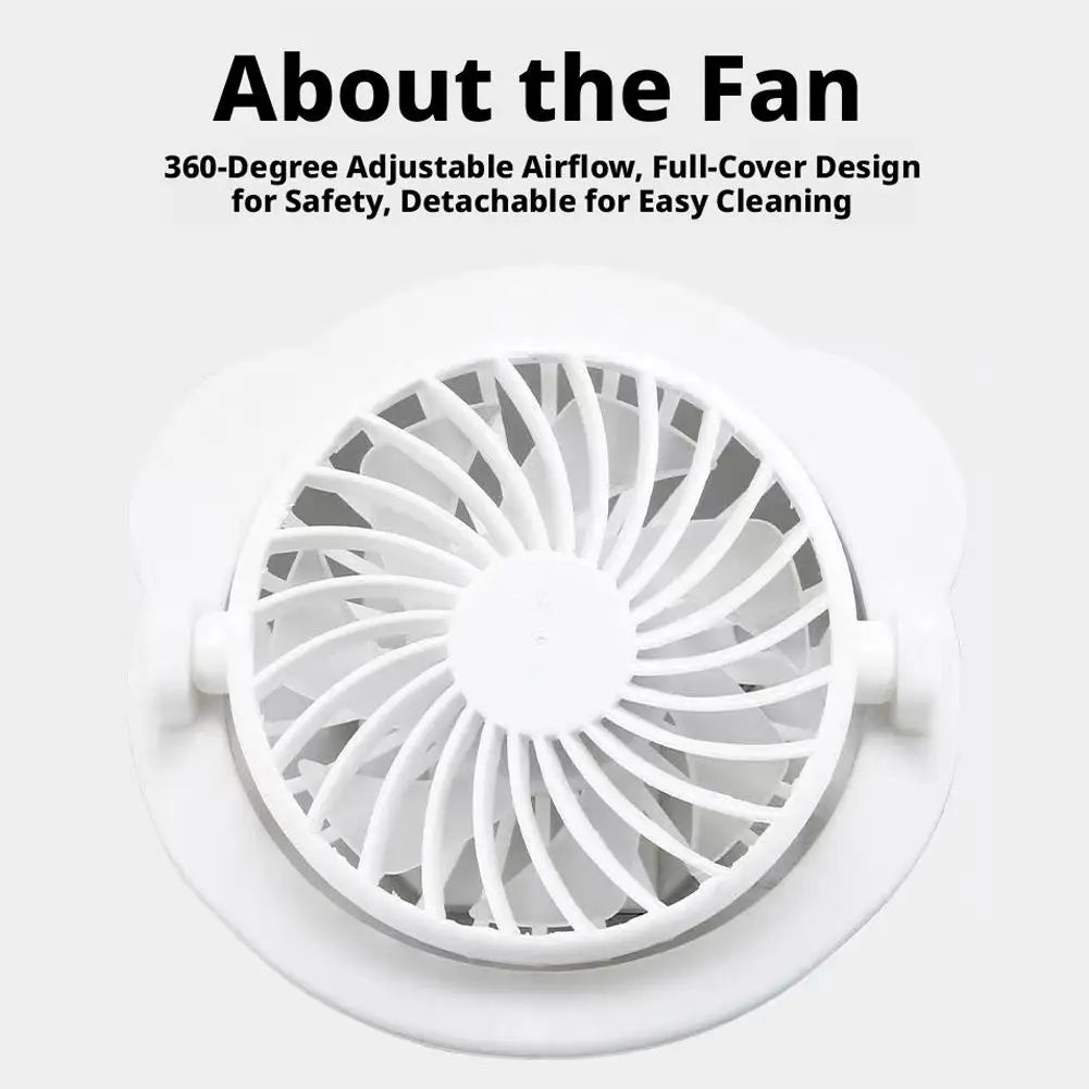 Solar Fan Baseball Cap – Cooling Mesh Sun Hat for Men & Women Solar Fan Cap SWANS