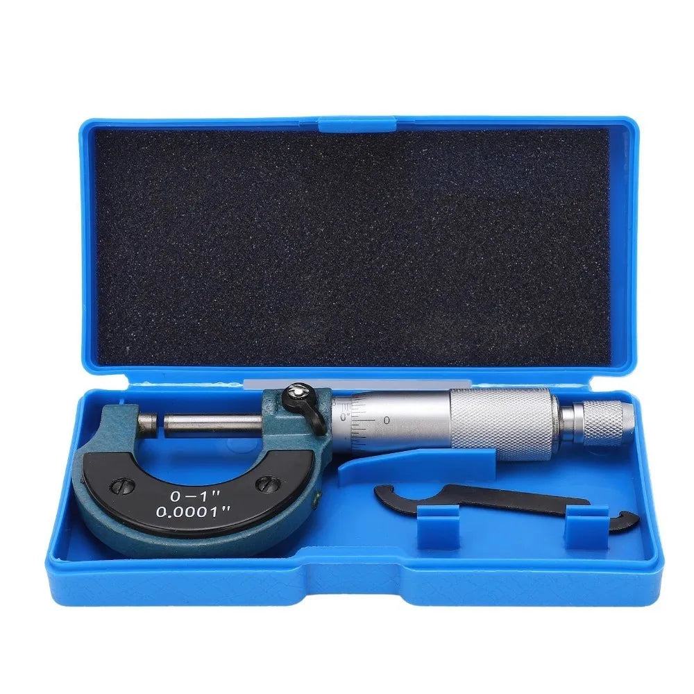 0-1 Inch Outside Micrometer 0.0001" Industrial Measuring Tool Outside Micrometer SWANS Beige