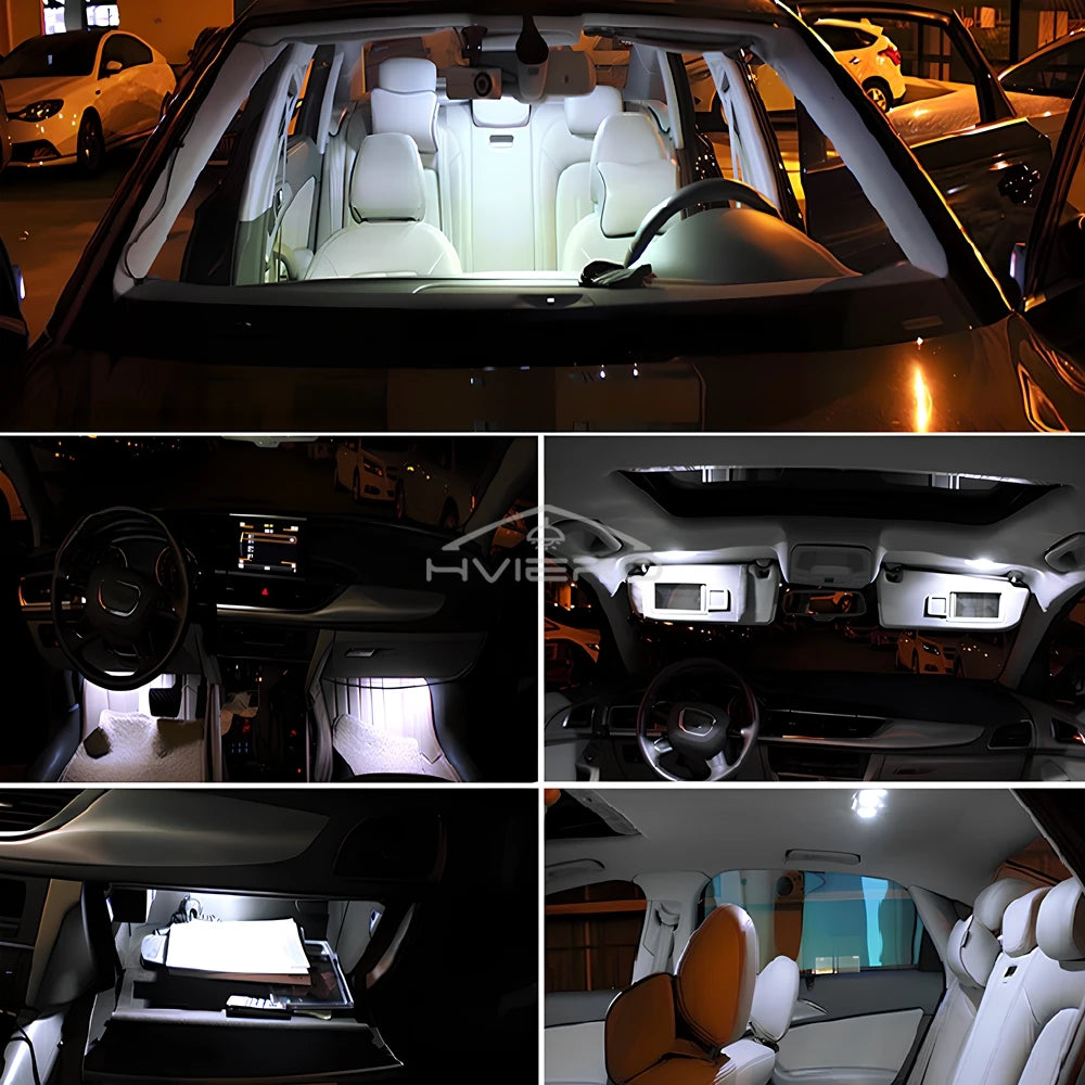 T10 W5W 33-SMD LED Car Bulb 12V – White Interior Lighting LED Car Bulb SWANS