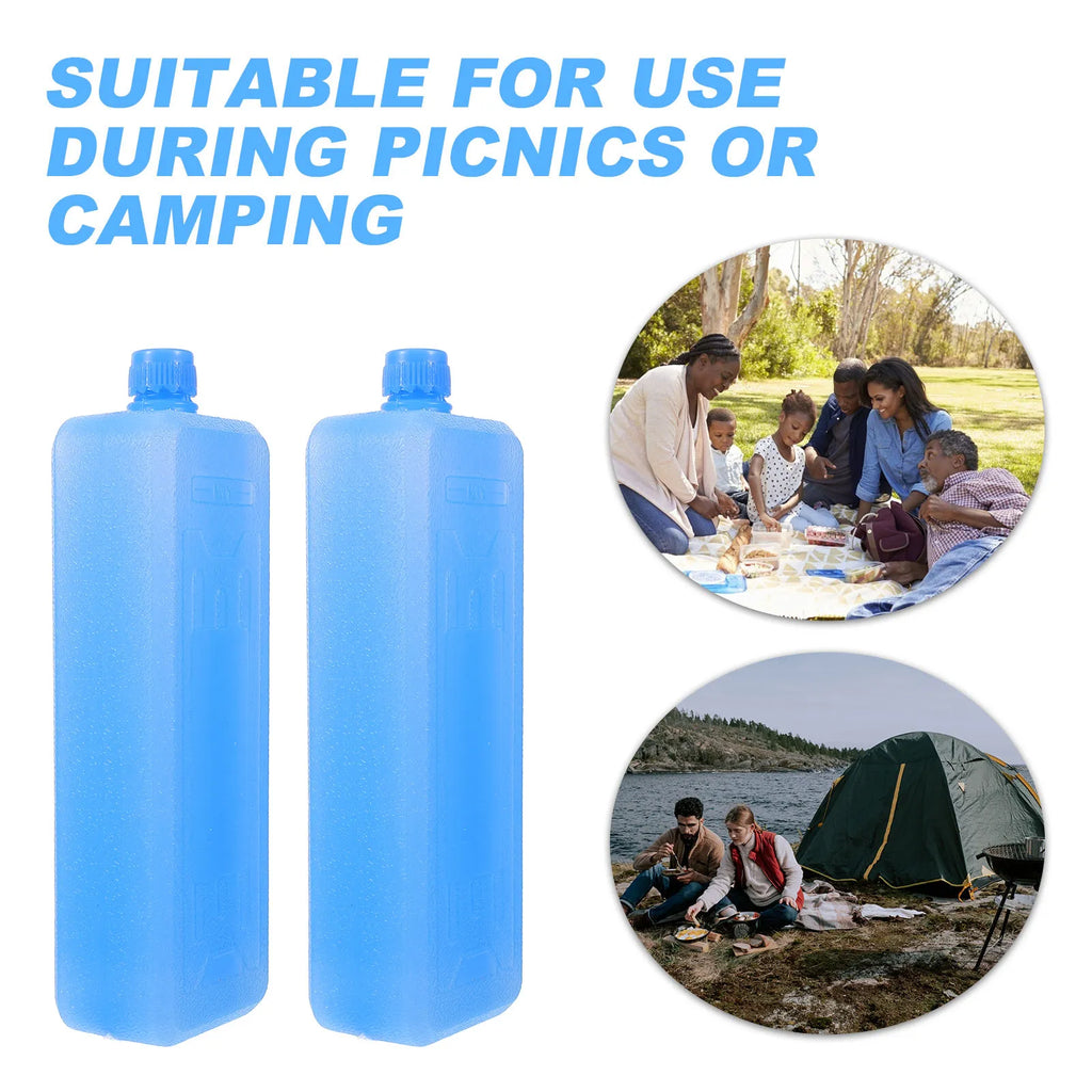 4-Pack Reusable Ice Box Containers for Freezer & Coolers Freezer Ice Box Set SWANS