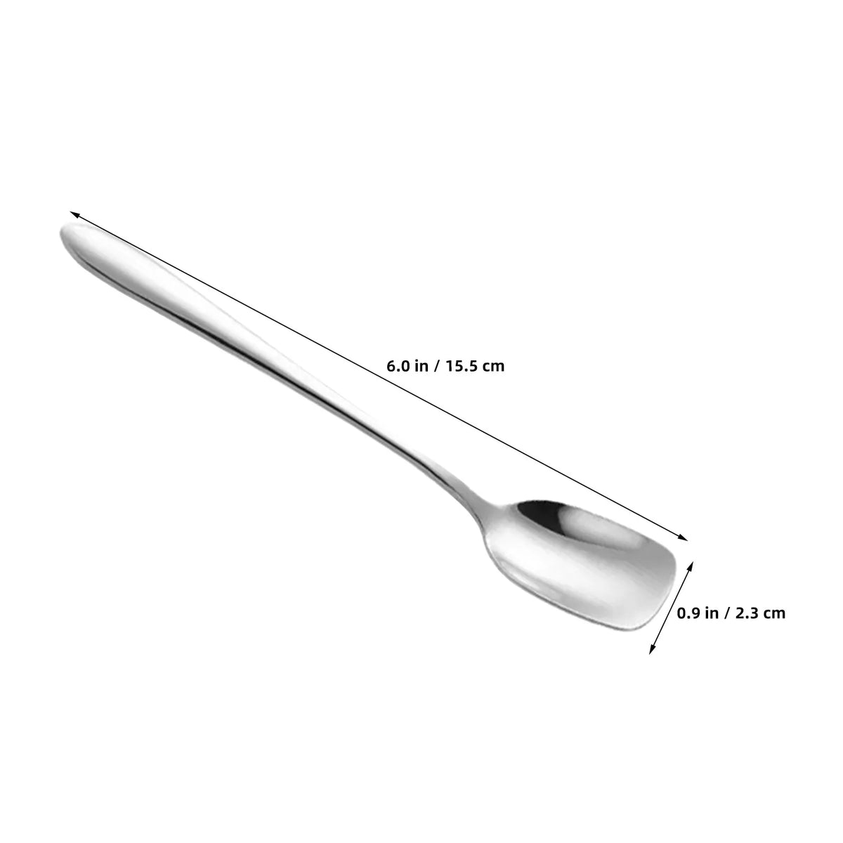 4-Piece 304 Stainless Steel Long Handle Spoon Set | Mirror Polish Stirring Spoon Set SWANS