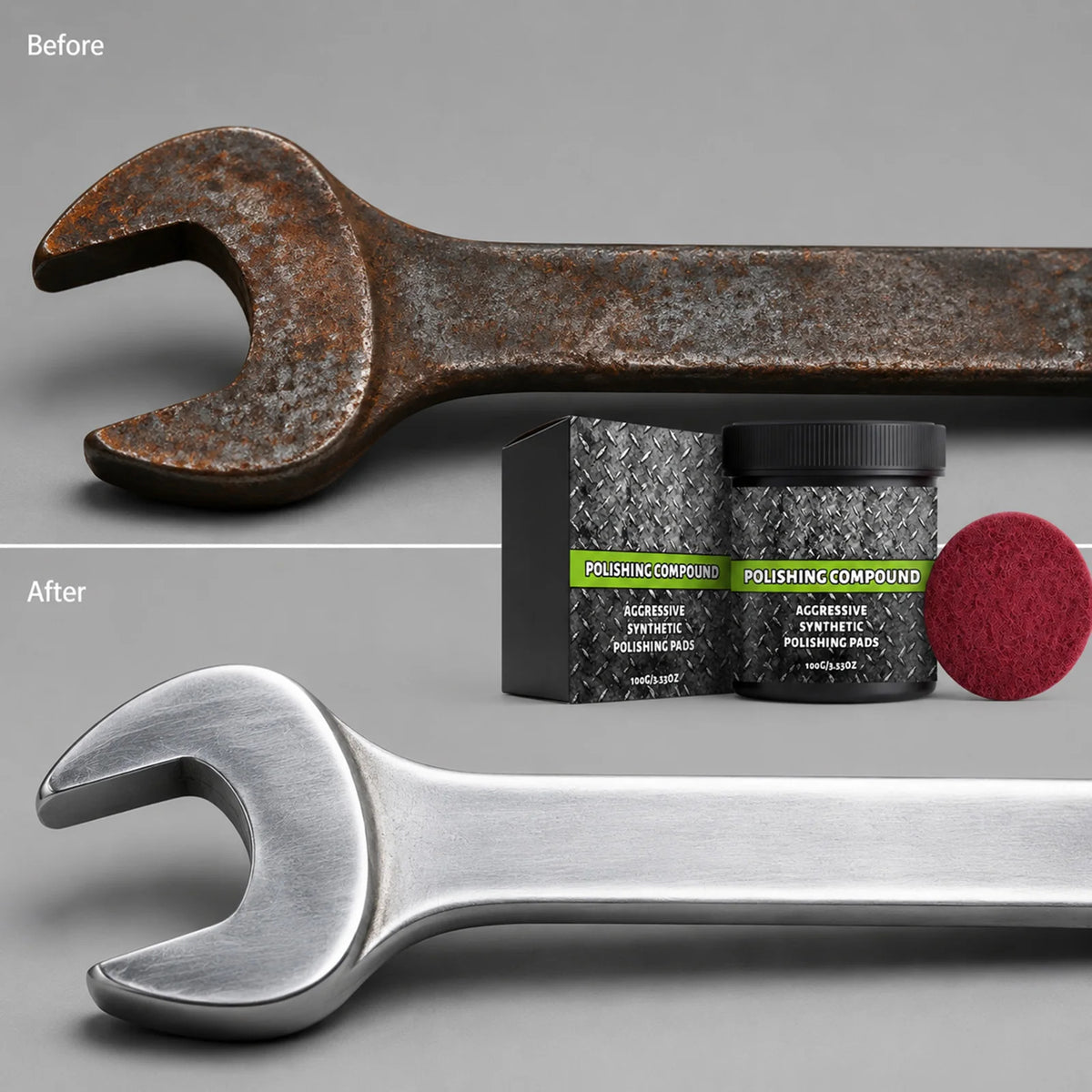 SWANS Polishing Compound Kit – Car, Metal & Hard Surface Polish Car Polishing Compound SWANS