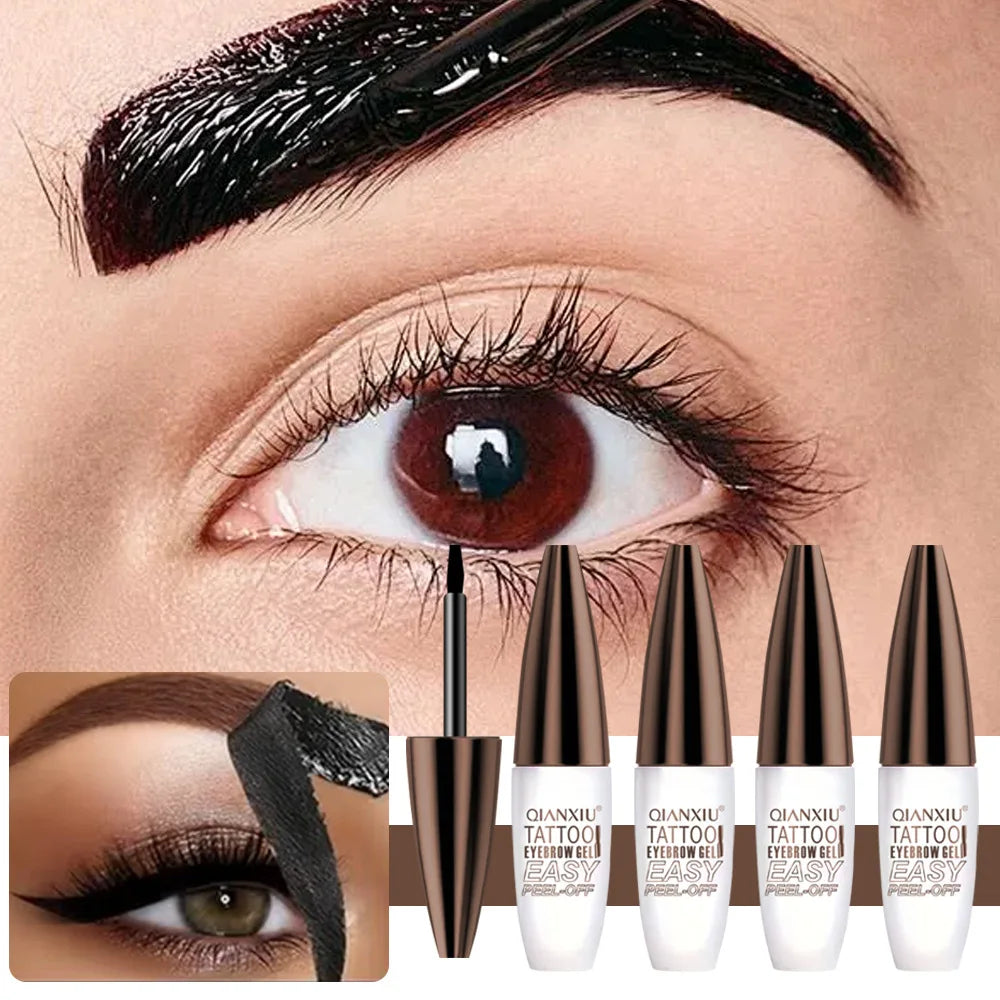 Waterproof Semi-Permanent Eyebrow Tattoo Gel – 3-Day Wear Eyebrow Tattoo Gel SWANS