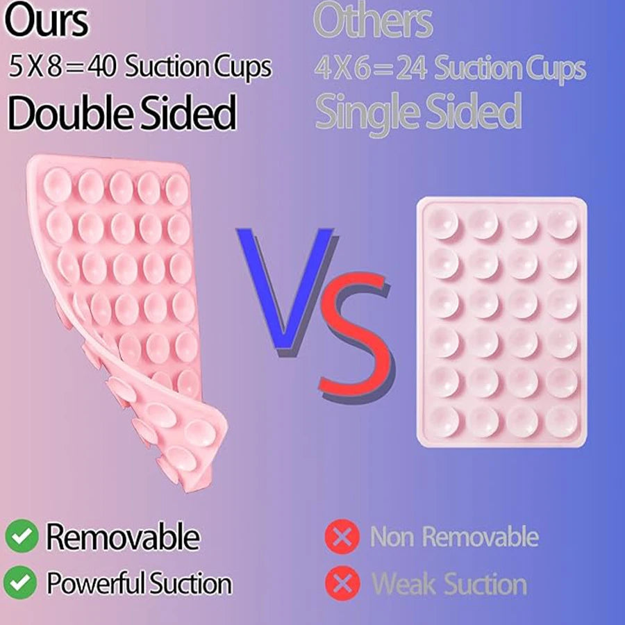 SWANS Double-Sided Silicone Phone Suction Cup Holder Phone Suction Holder SWANS
