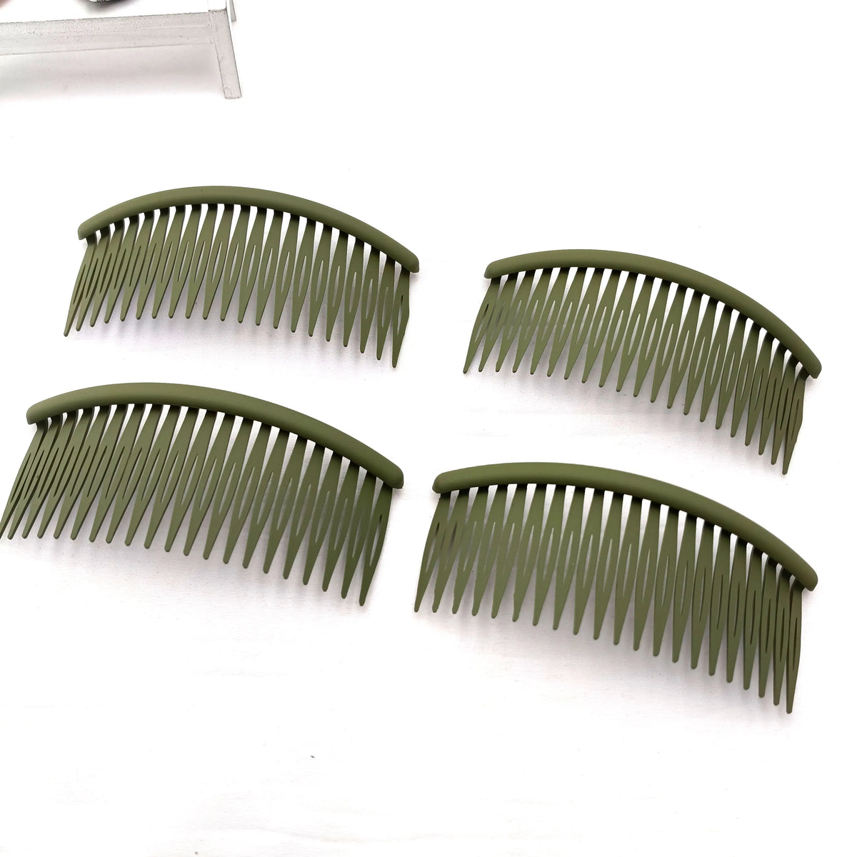 Vintage Curved Hair Side Combs 21 Teeth – 4/8/12 Pack Women Hair Side Combs SWANS 4 PCS G