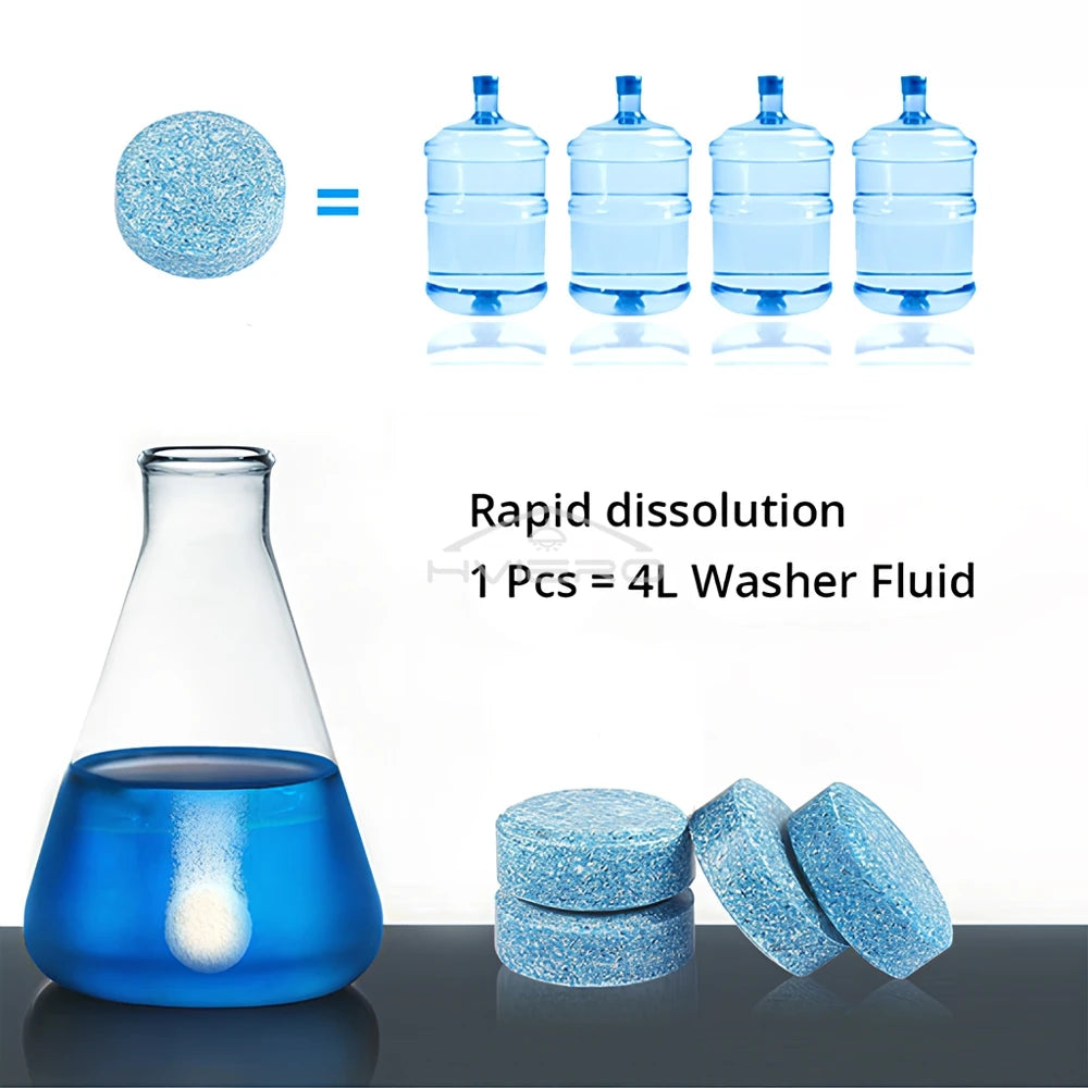 Windshield Washer Effervescent Tablets – 4/20/100 Pack Windshield Washer Tablets SWANS