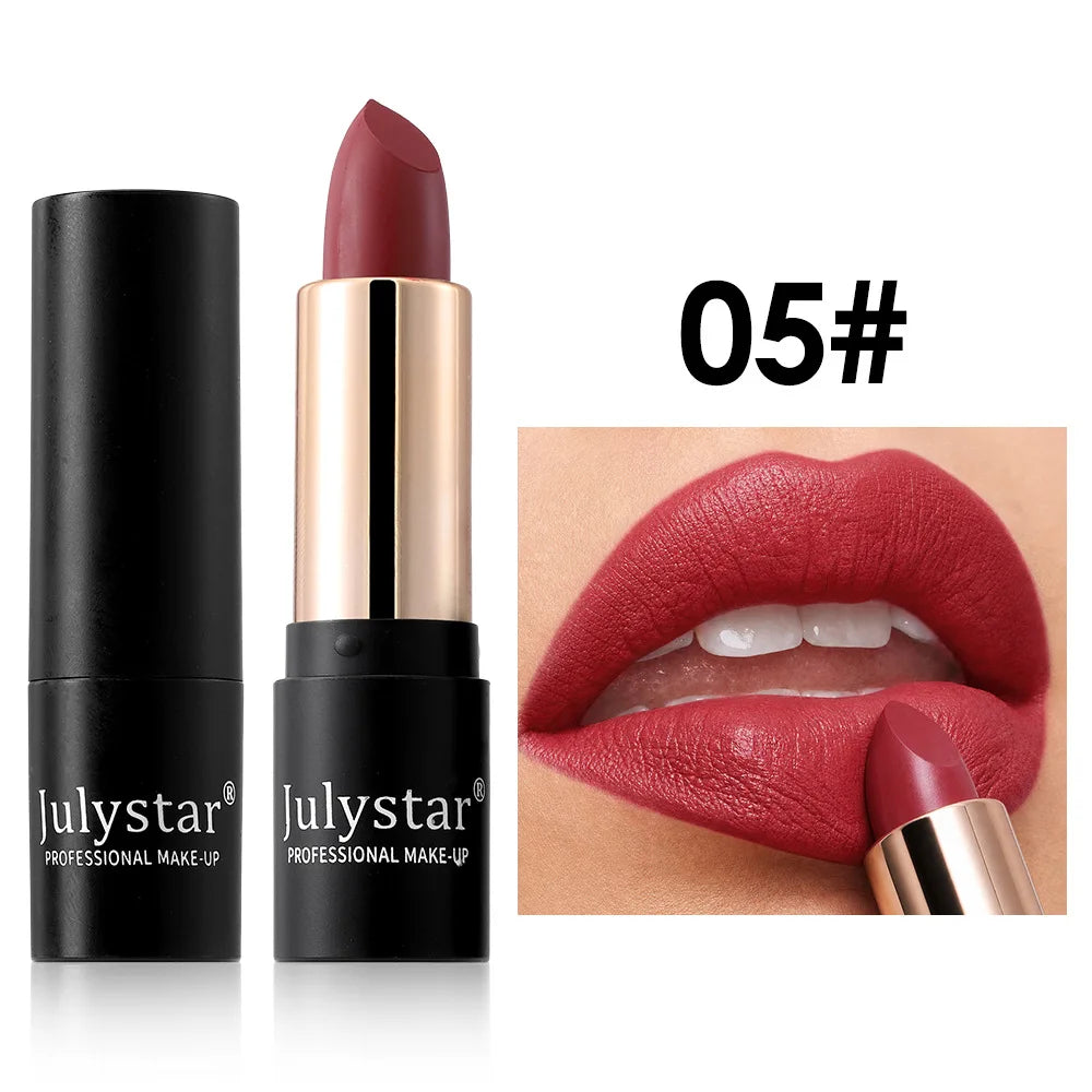 Velvet Matte Lipstick – Waterproof, High Pigment & Hydrating Velvet Matte Lipstick SWANS 05