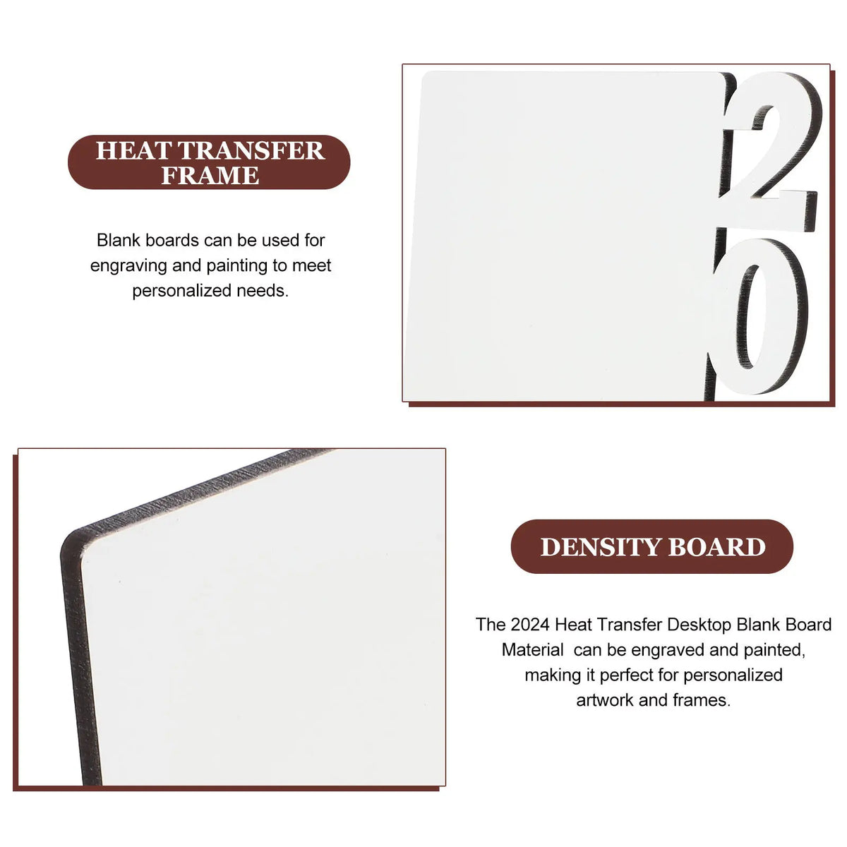 Sublimation Blank Photo Frame – DIY Desktop Table Decoration Sublimation Photo Frame SWANS