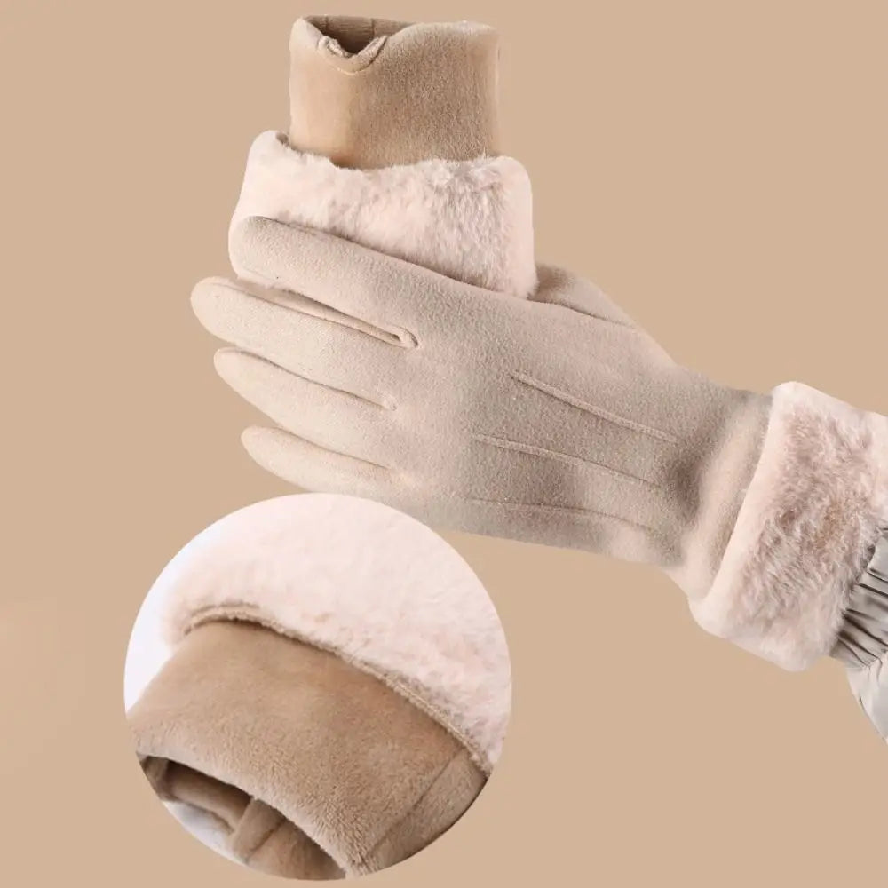 SWANS Winter Thick Knit Touchscreen Gloves – Warm & Stylish Winter Knit Gloves SWANS