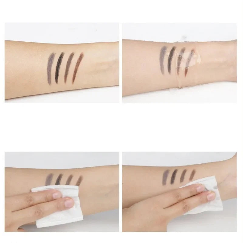Double-End Ultra-Fine Triangle Eyebrow Pencil & Brow Brush Eyebrow Pencil SWANS