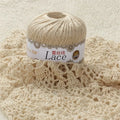 50g Cotton Lace Yarn for Crochet, Knitting & Embroidery Craft Knitting Yarn SWANS khaki