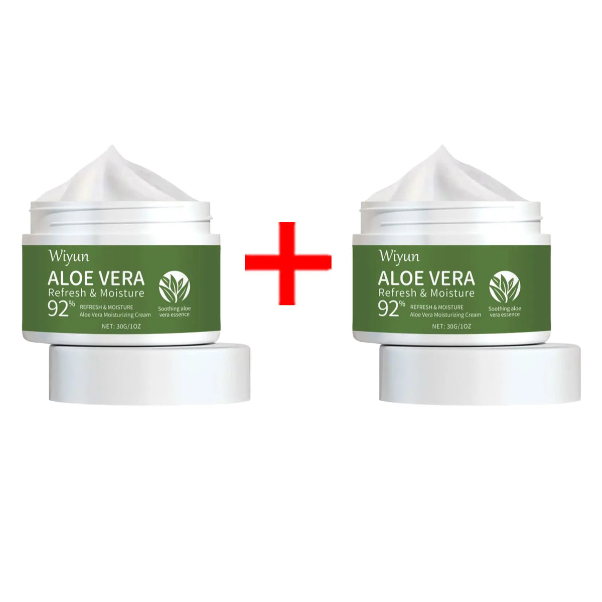 WIYUN Aloe Vera Face Cream – Moisturizing & Soothing 30g Facial Moisturizer Cream SWANS 60g