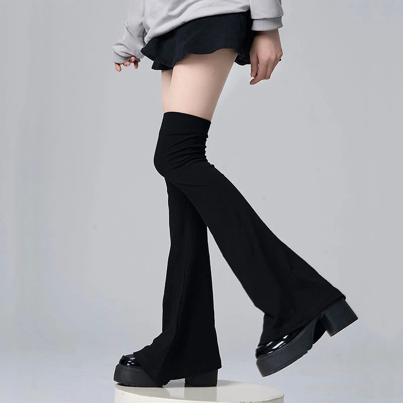 Y2K Over-The-Knee Stockings Horn Cuff Japanese Style Leg Warmers Over-Knee Leg Warmers SWANS
