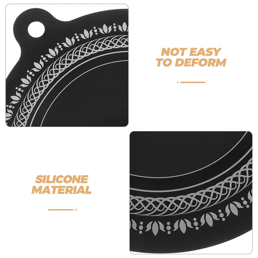 2-Pack Silicone Induction Cooktop Protector Mat | Non-Slip Heat Shield Cooktop Protector Mat SWANS