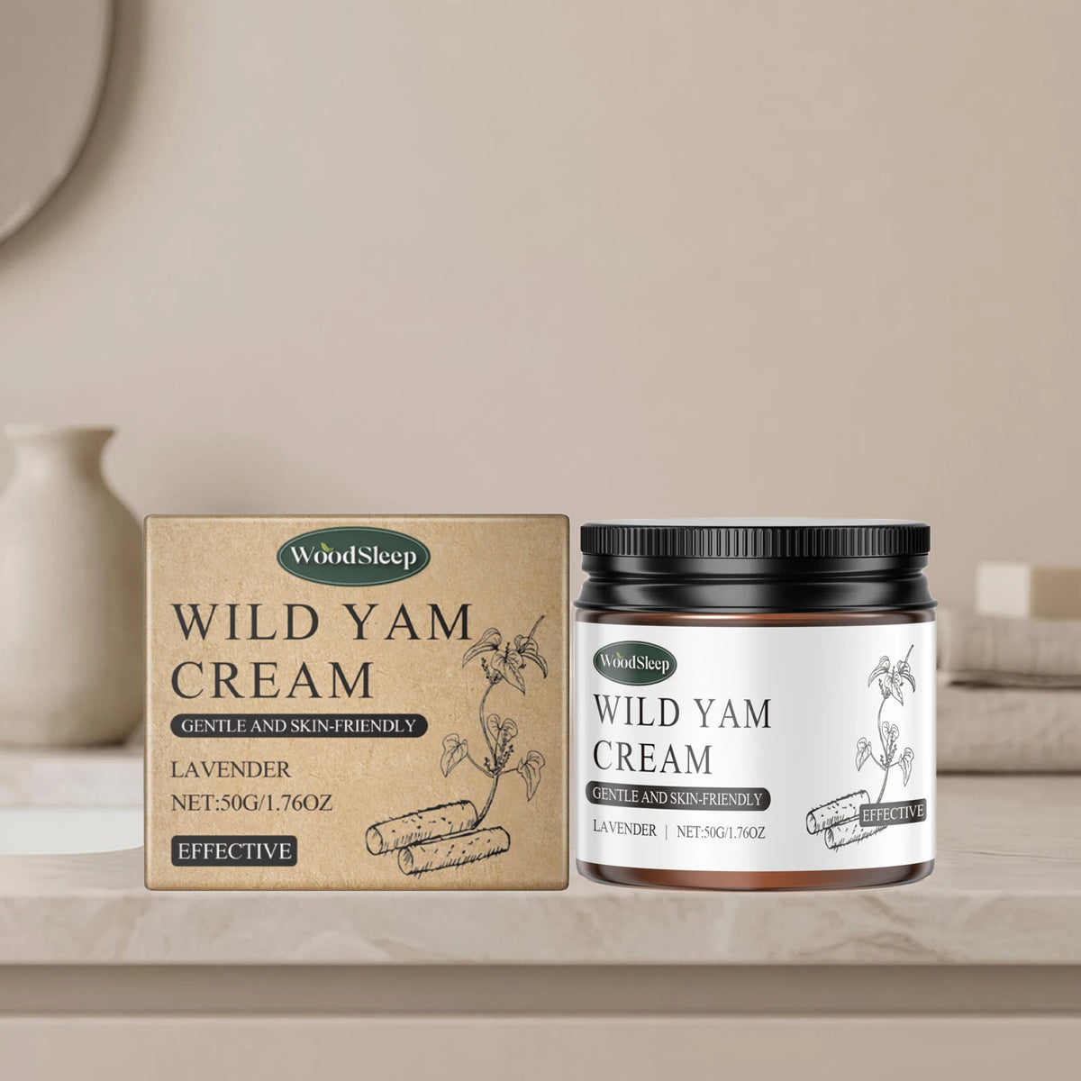 Wild Yam Body Cream – Moisturizing, Brightening & Smoothing Body Moisturizing Cream SWANS