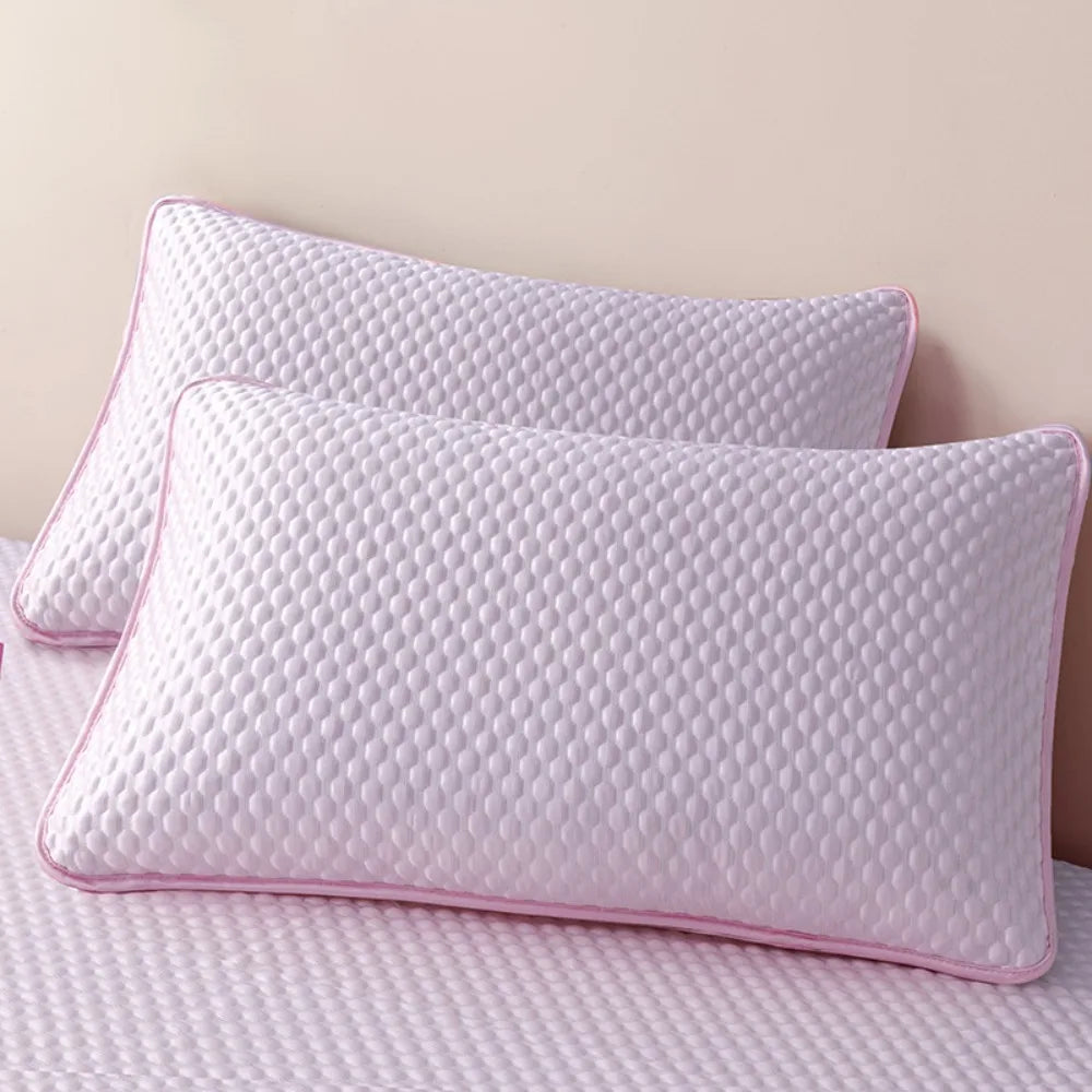 Waterproof Anti-Mite Pillowcase – Sweat-Proof Polyester Cover Protective Pillowcase SWANS Cool feeling-Pink
