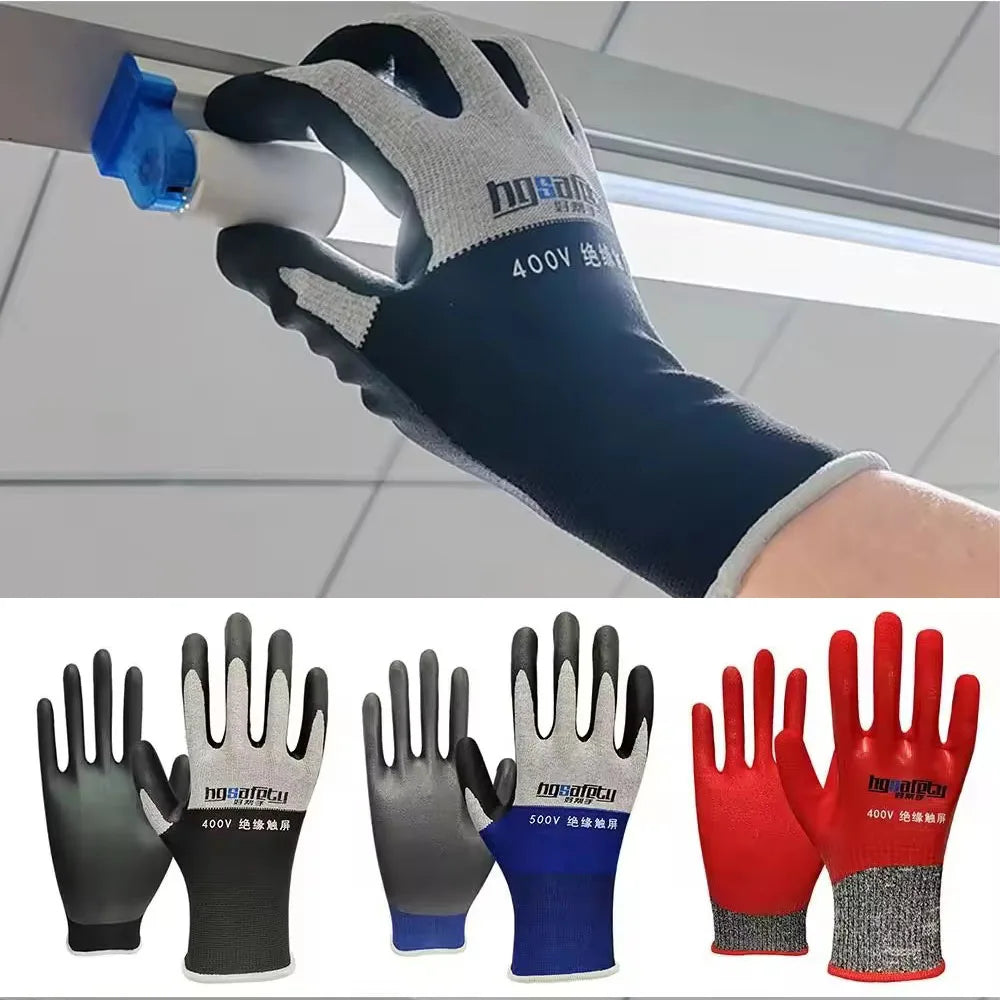 Ultrathin Electrician Insulating Gloves 400V/500V Touch Screen Insulating Safety Gloves SWANS