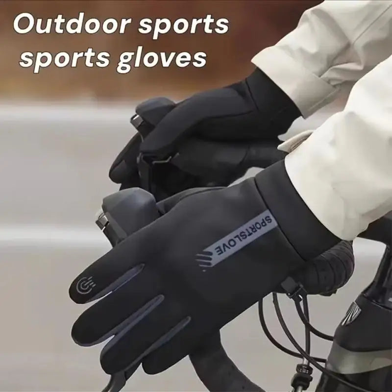 Thermal Fleece Winter Cycling Gloves – Windproof & Waterproof Thermal Cycling Gloves SWANS