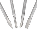 12-Piece Stainless Steel Nail Cuticle Pusher Manicure Pedicure Set Nail Cuticle Pusher Set SWANS Silver