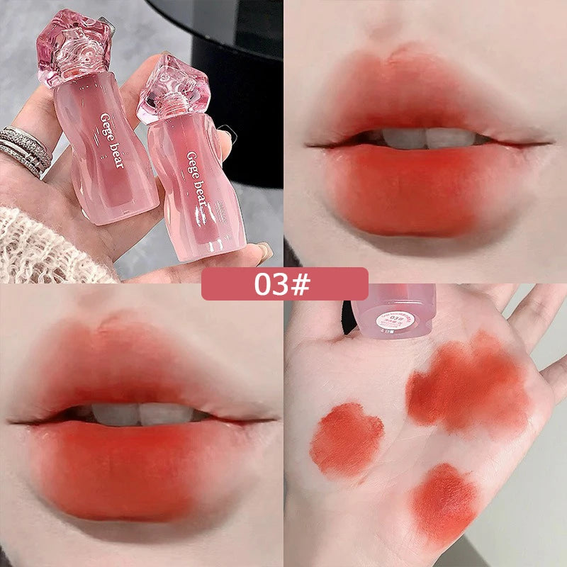 Velvet Mist Matte Lip Gloss – Long-Lasting Tint & Mud Cream Matte Lip Gloss SWANS A 03
