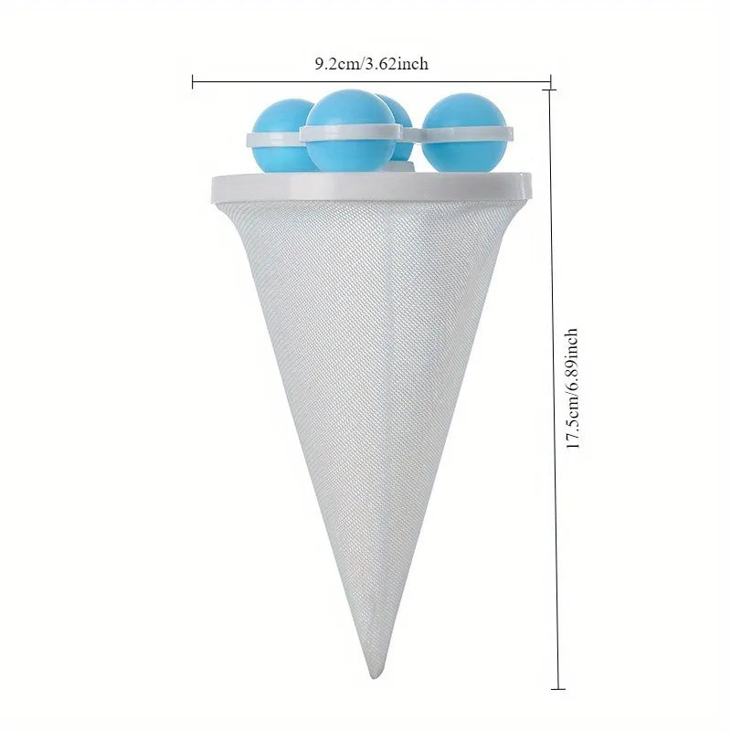 SWANS Washing Machine Lint Filter Bag & Laundry Cleaning Ball Laundry Lint Filter SWANS