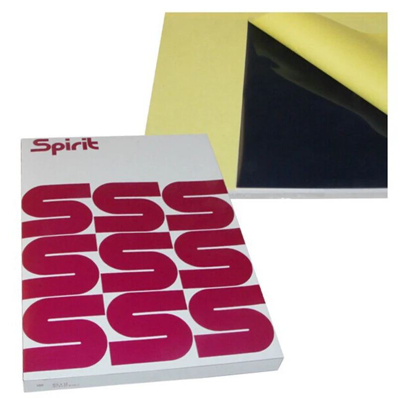100-Sheet A4 Tattoo Transfer Paper Thermal Stencil Carbon Set Tattoo Transfer Paper SWANS