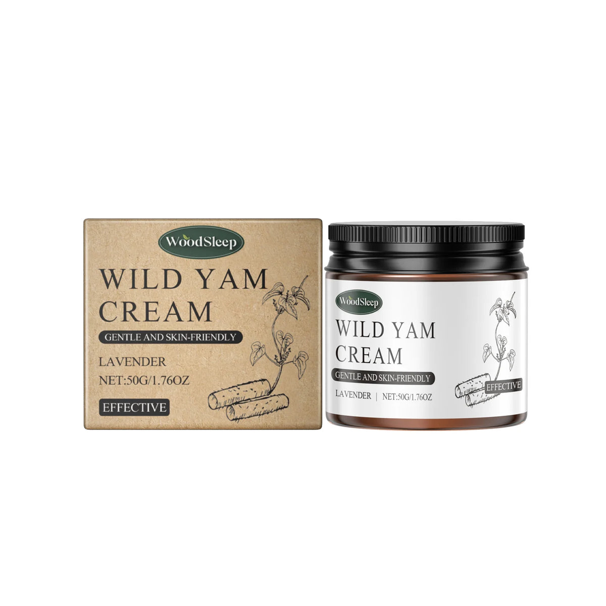 Wild Yam Body Cream – Moisturizing, Brightening & Smoothing Body Moisturizing Cream SWANS 50g boxed