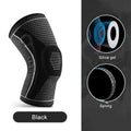 SWANS Double Compression Knee Sleeve for Sports & Running Compression Knee Sleeve SWANS Black S