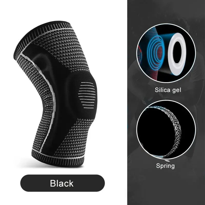SWANS Double Compression Knee Sleeve for Sports & Running Compression Knee Sleeve SWANS Black S