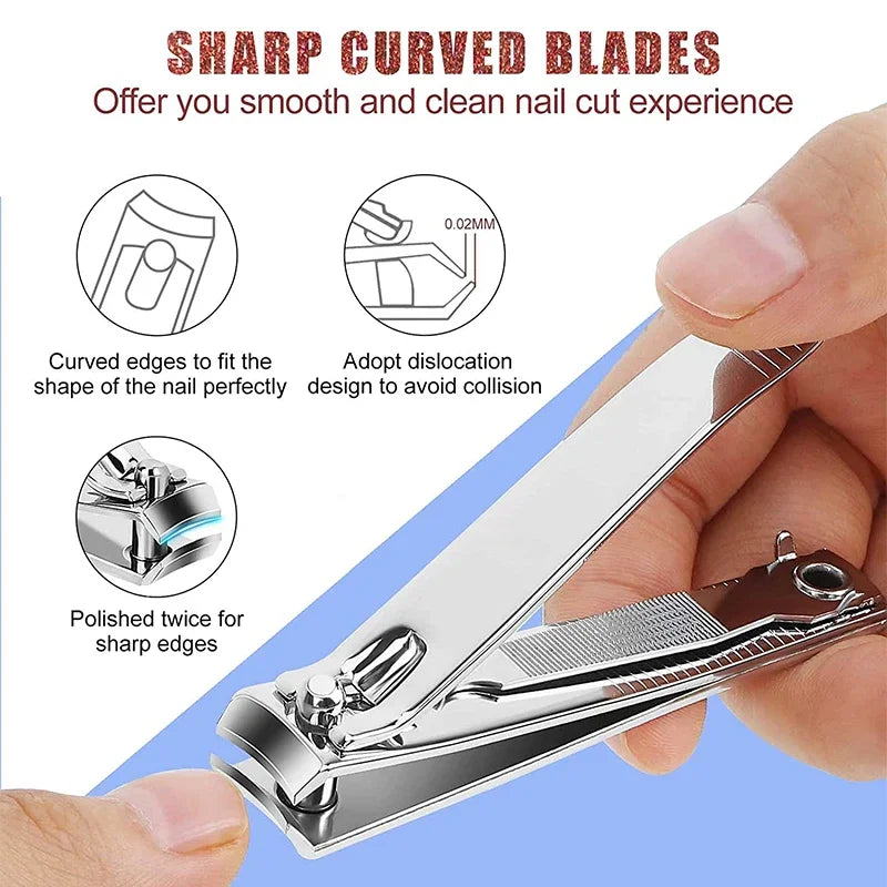 SWANS Stainless Steel Nail Clipper – Fingernail & Toenail Nail Clipper SWANS