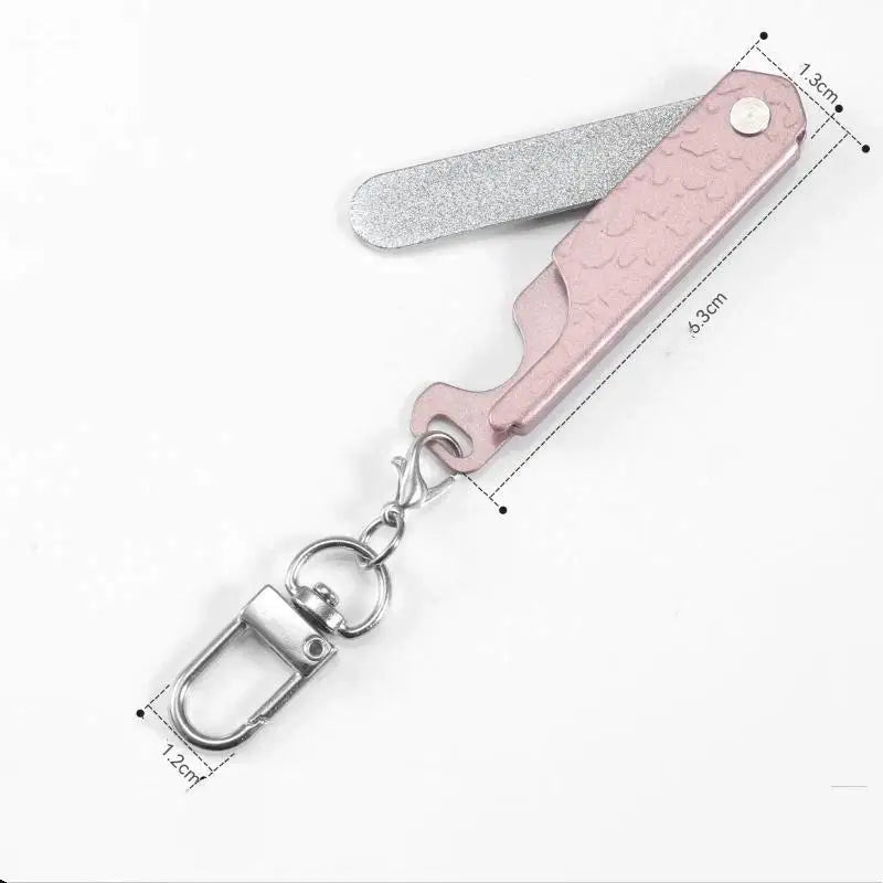 YOVIP Folding Stainless Steel Nail File – Portable Nail Tool Nail File SWANS A6