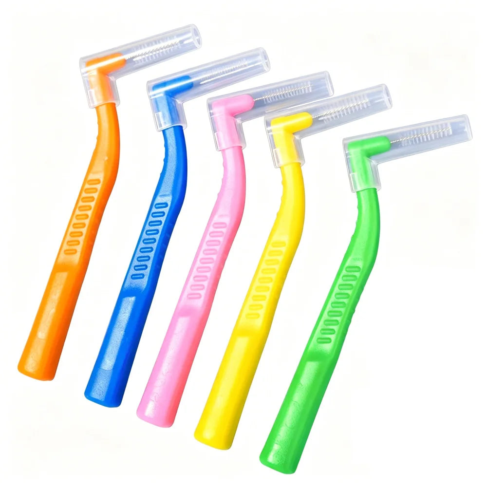 SWANS L-Type Interdental Brushes – Soft Bristle 10-Pack Interdental Brush SWANS
