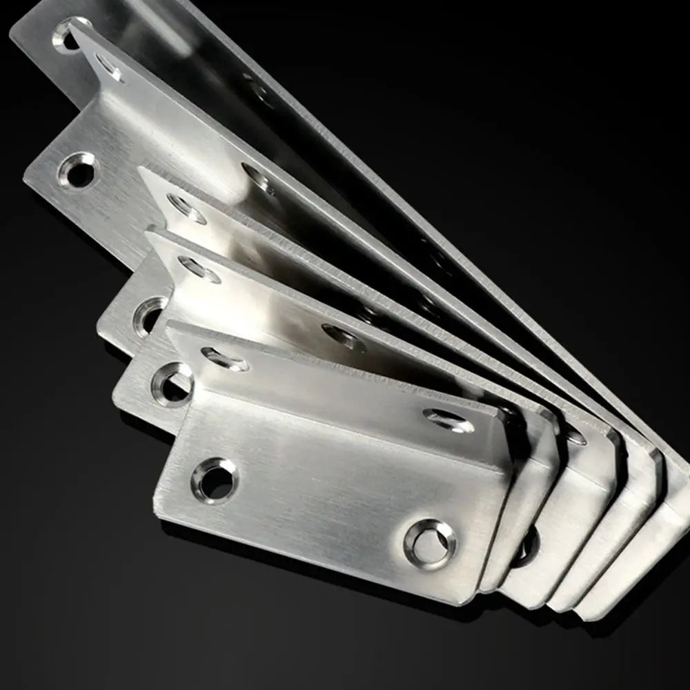 Stainless Steel L-Shape 90° Corner Brackets – Furniture Hardware Corner Bracket SWANS