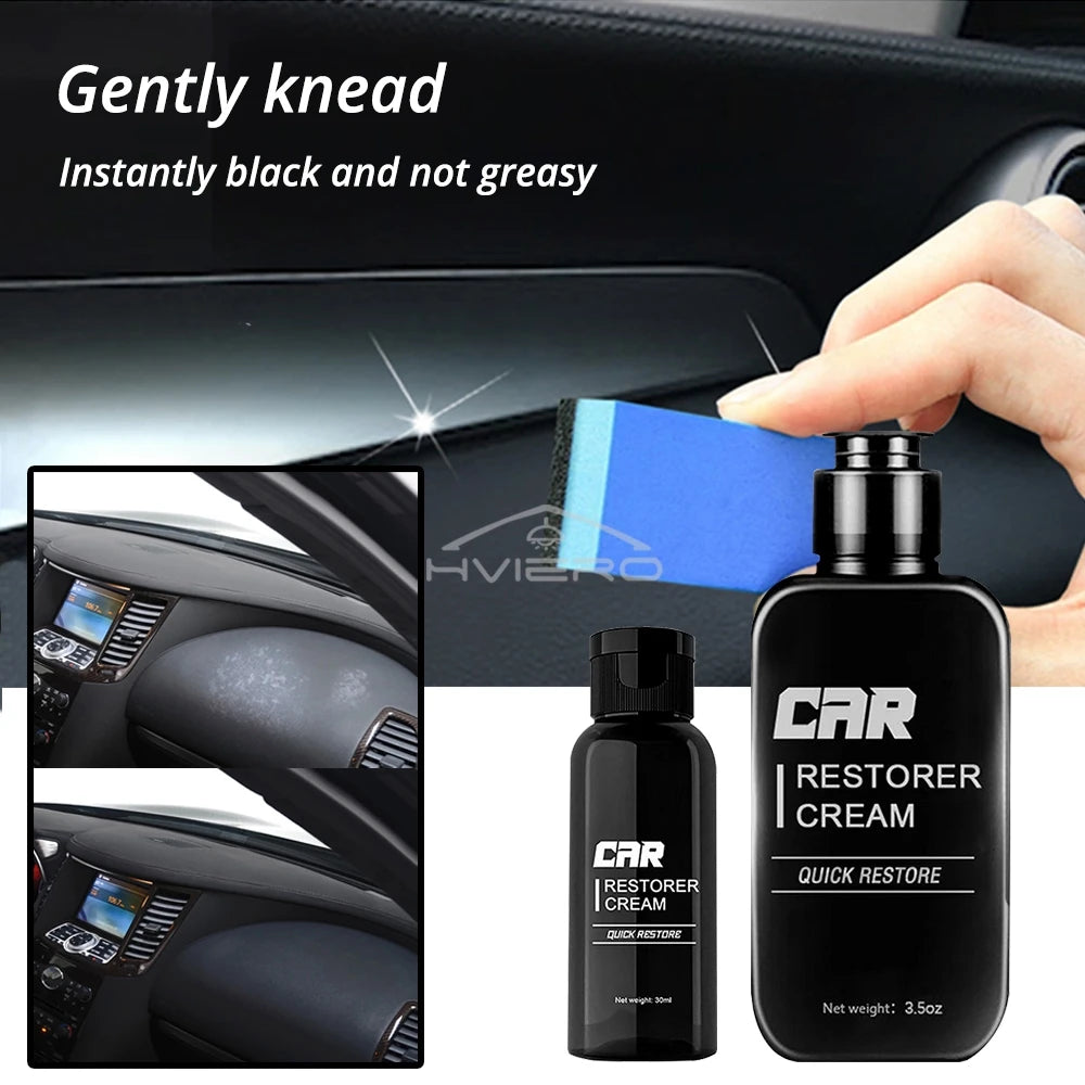 SWANS Car Restorer Cream – Leather & Plastic Refresh 100ml Car Care Cream SWANS