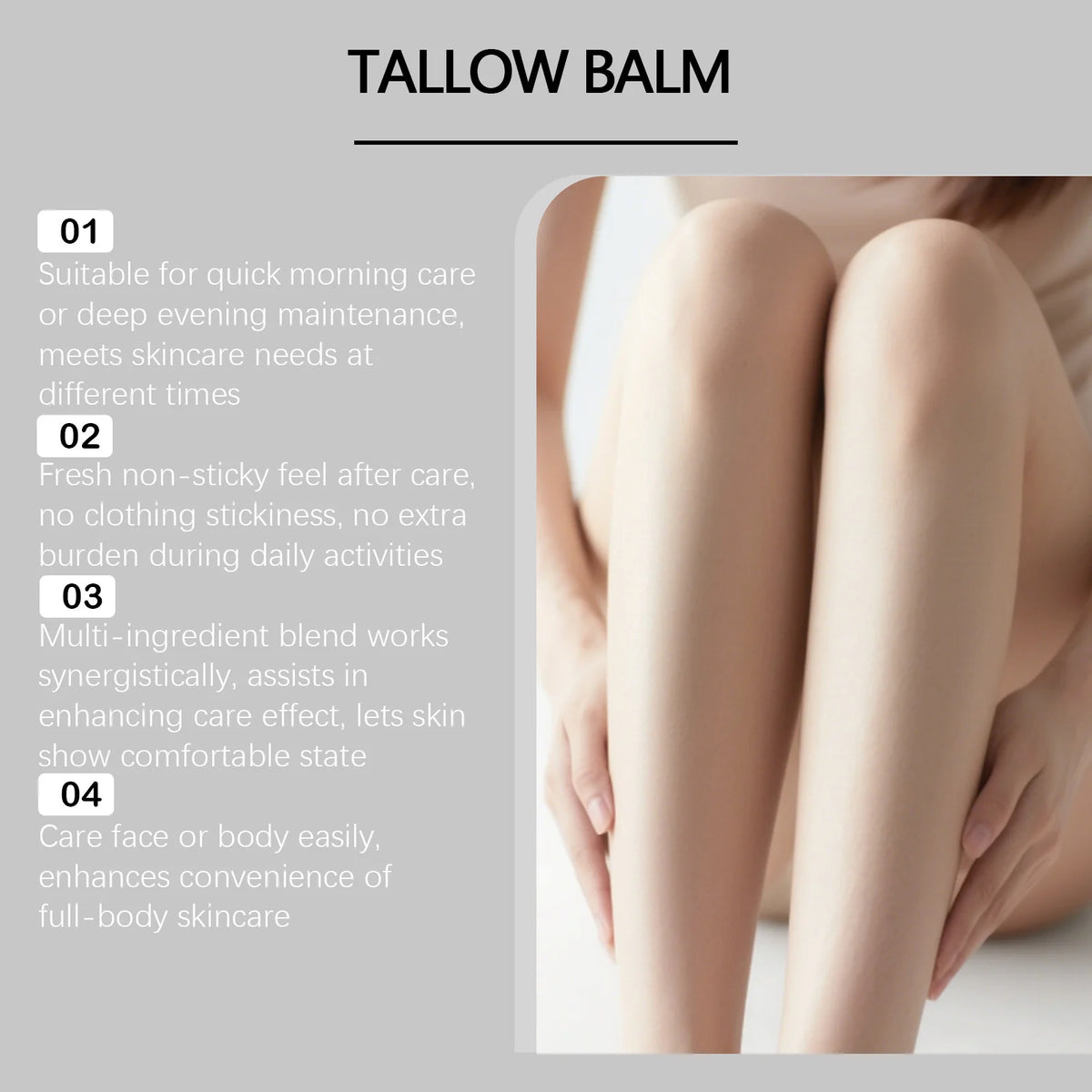 Whipped Tallow & Honey Balm – 5-in-1 Face & Body Moisturizer Skin Balm Moisturizer SWANS