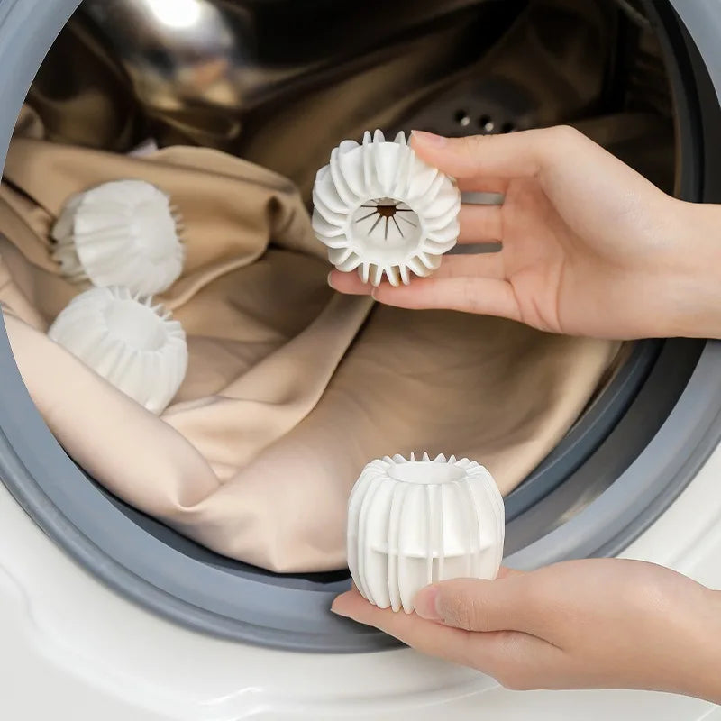 SWANS Washing Machine Cleaning Balls Anti-Tangle 2-Pack Laundry Cleaning Ball SWANS