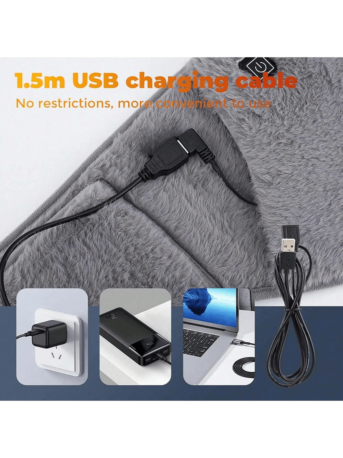 SWANS Electric Heating Blanket & Hand Warmer | 3-Level Temp Electric Heating Blanket SWANS