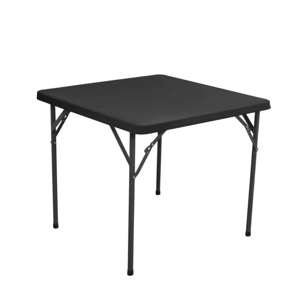 Stretch Spandex Square Tablecloth – Fitted Elastic Table Cover Fitted Tablecloth SWANS Black