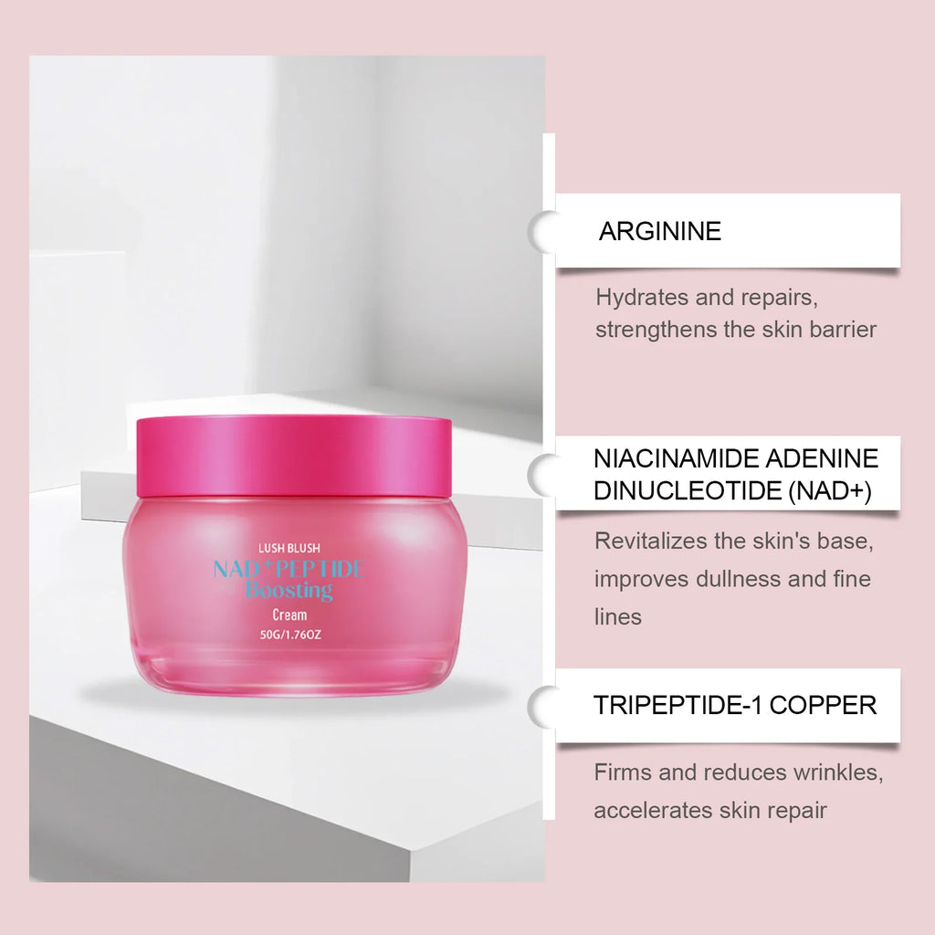 NAD+ Peptide Face Cream – Firming, Hydrating & Brightening 50g Face Moisturizer Cream SWANS