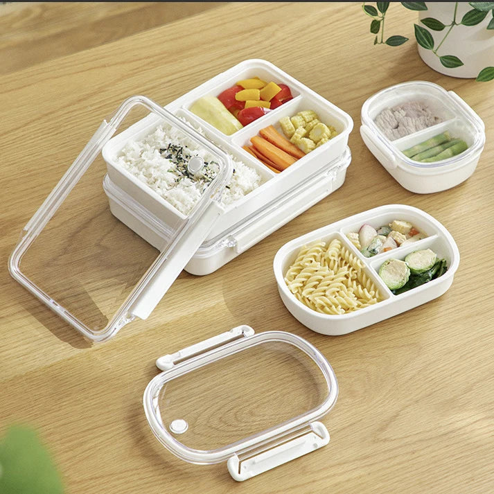 SWANS Divided Lunch Box – Portable Sealed Food Storage Container Divided Lunch Box SWANS
