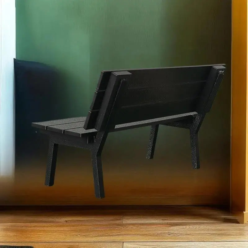 Miniature Bench Model – Resin Dollhouse Scene Display Prop Miniature Scene Model SWANS