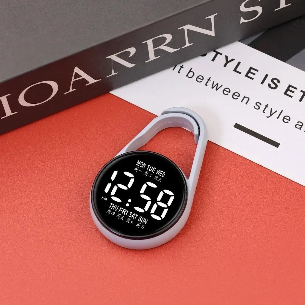 SWANS LED Digital Pocket Watch – Luminous Hanging Watch Digital Pocket Watch SWANS Light Grey