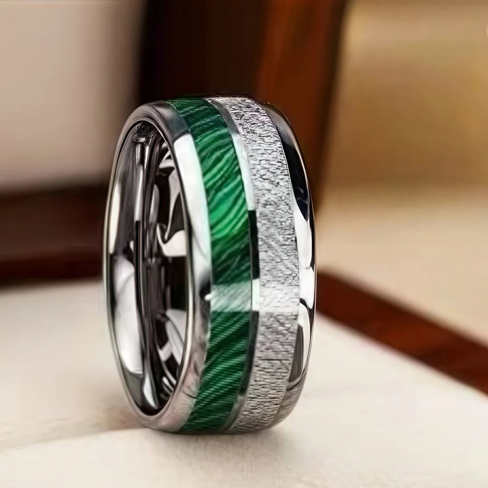 Unisex Stainless Steel Ring – Couples Fashion Band Sizes 7–13 Fashion Ring SWANS