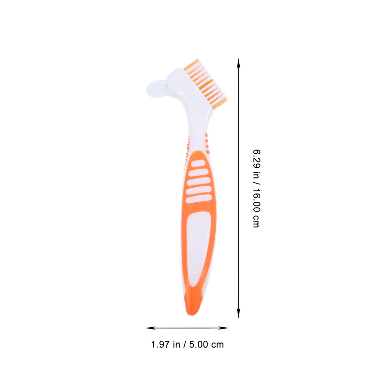 Turtle Shell Cleaning Brush – Double-Sided Ergonomic Scrubber Reptile Cleaning Brush SWANS Orange CN