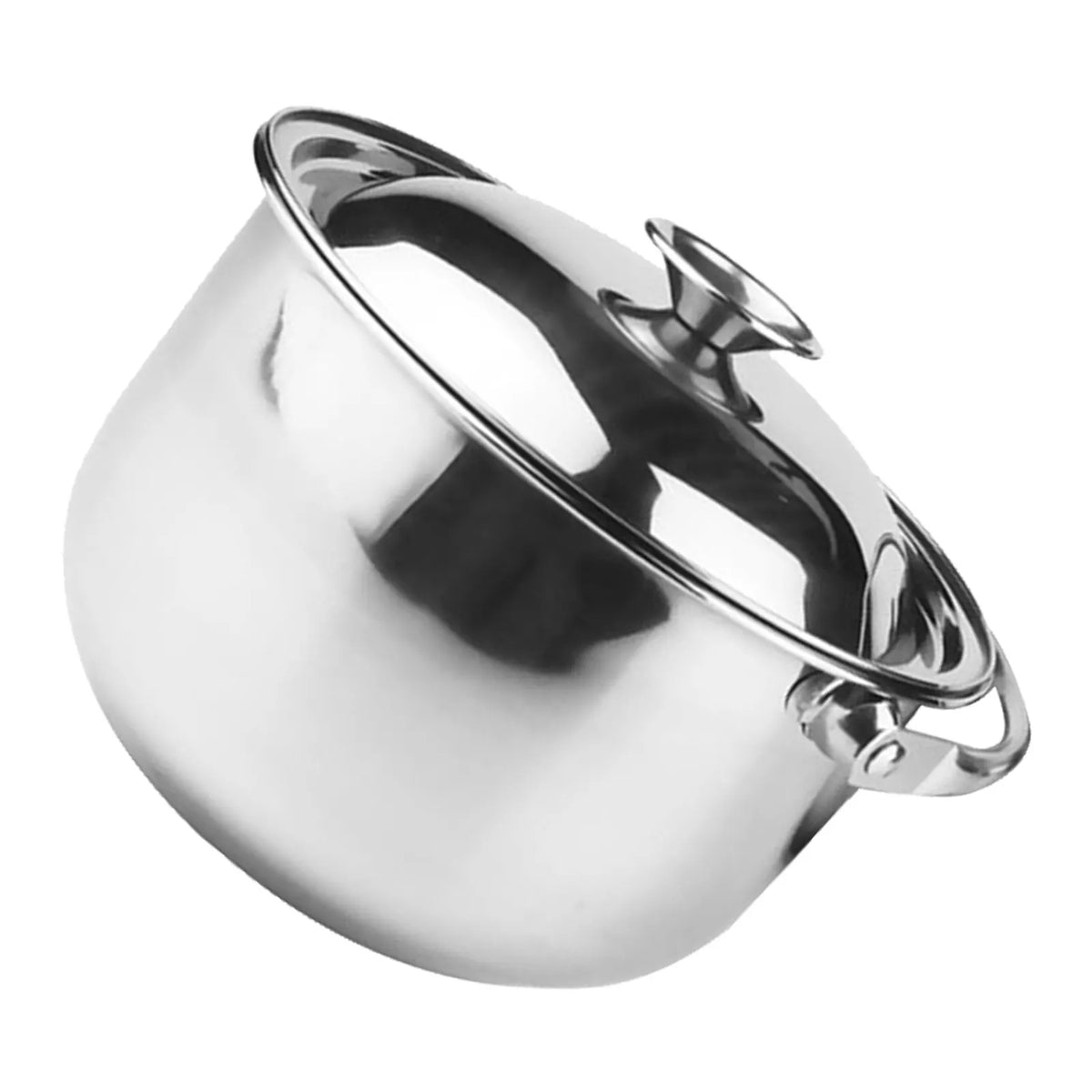 ROSENICE Stainless Steel Stockpot with Lid – 1.6L Soup Pot Stainless Steel Stockpot SWANS