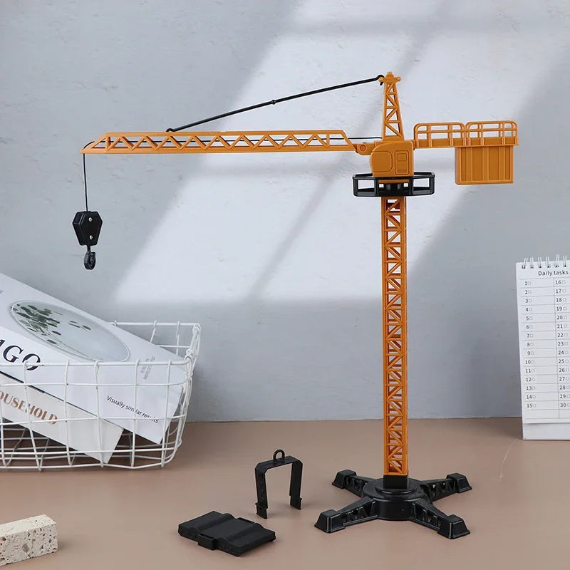Engineering Tower Crane Model Toy 1:12 Scale – Kids Gift Construction Model Toy SWANS