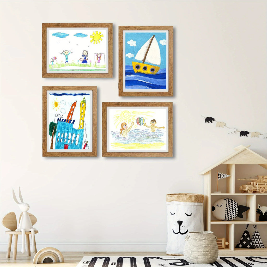 Kids Art Display Frame – Front Opening Changeable Artwork Frame Kids Artwork Frame SWANS
